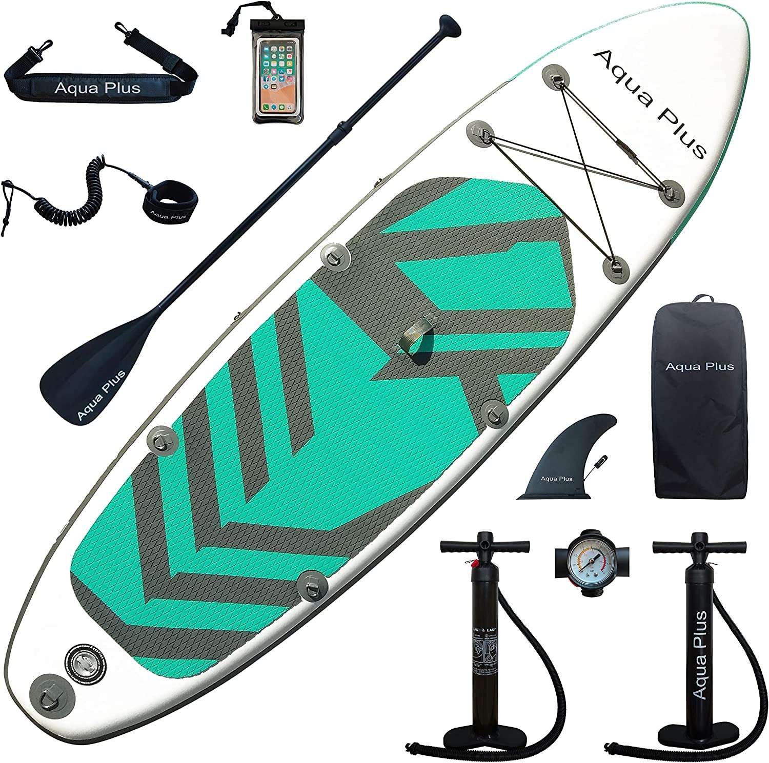 Aqua Plus Aileron Central 9 Pouces Pour Planche à Pagaie Gonflable SUP